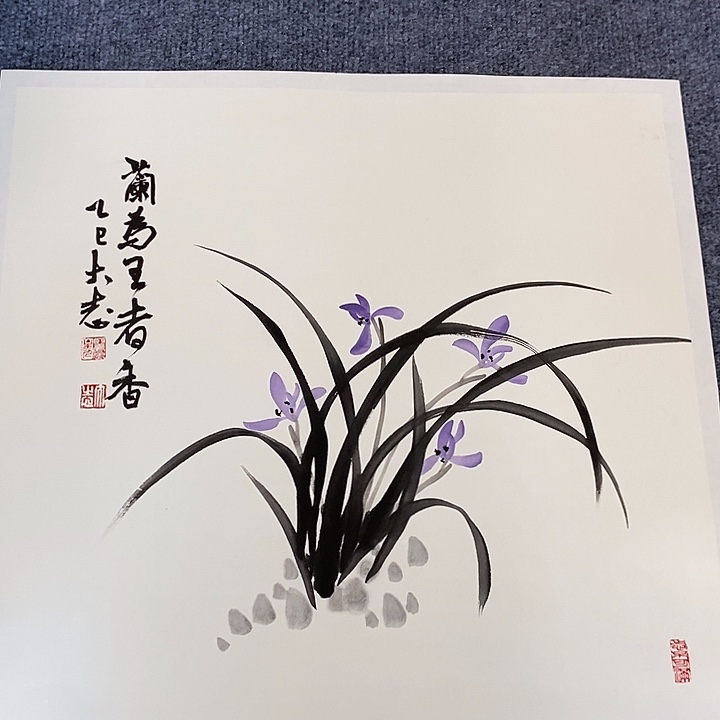 国画纯手绘国画写意作品50*50