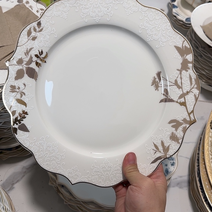 瓷10.5寸牛排盘35米两个