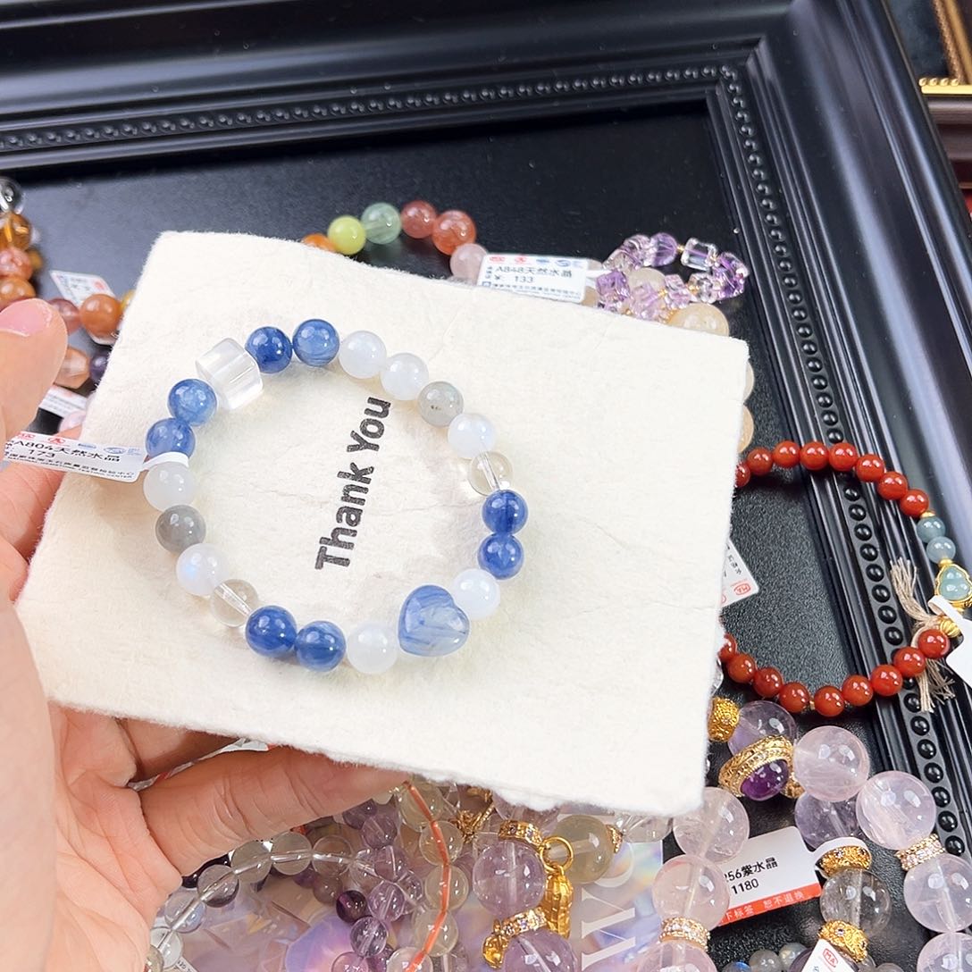 水晶手链未镶嵌多宝