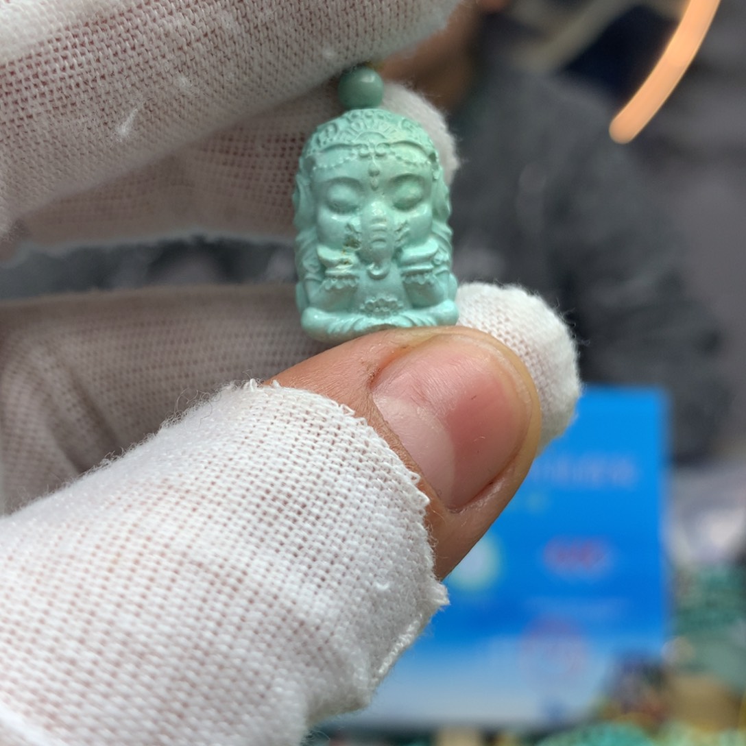 绿松石挂件未镶嵌