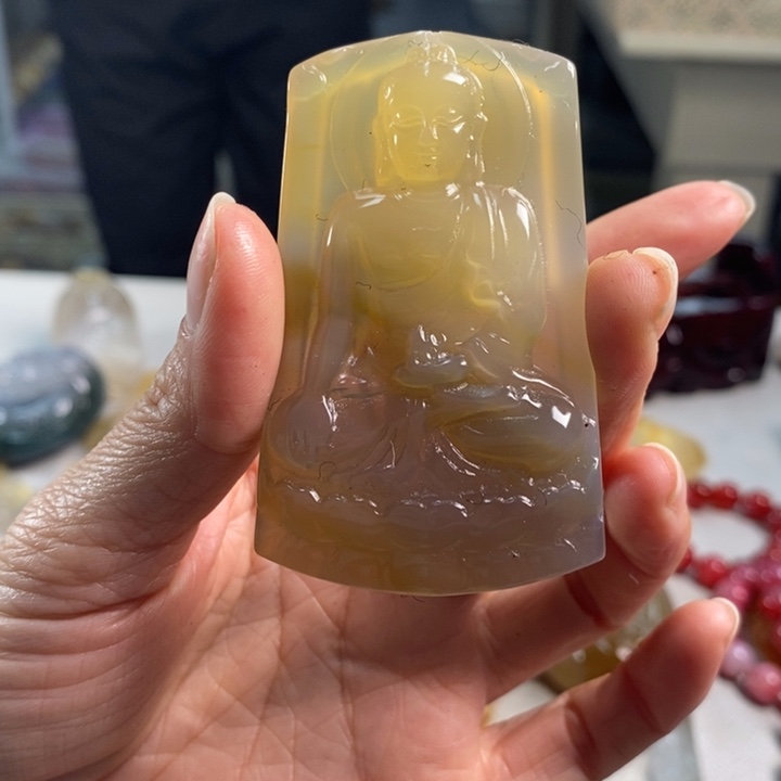 玛瑙/玉髓吊坠(不含链)未镶嵌