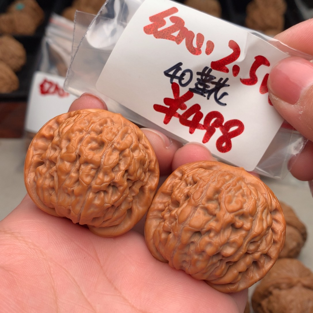 文玩核桃把件40莲花………….