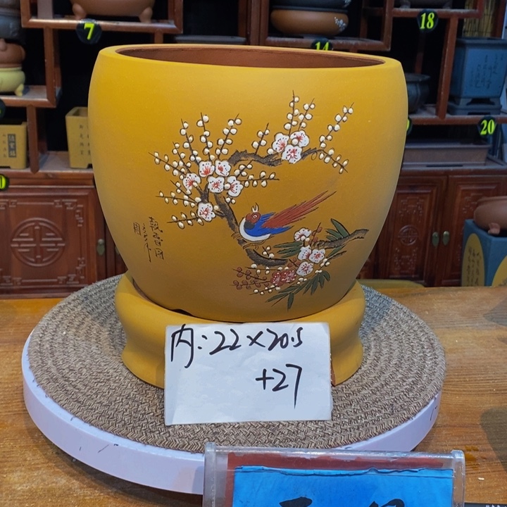 紫砂花盆紫砂花盆