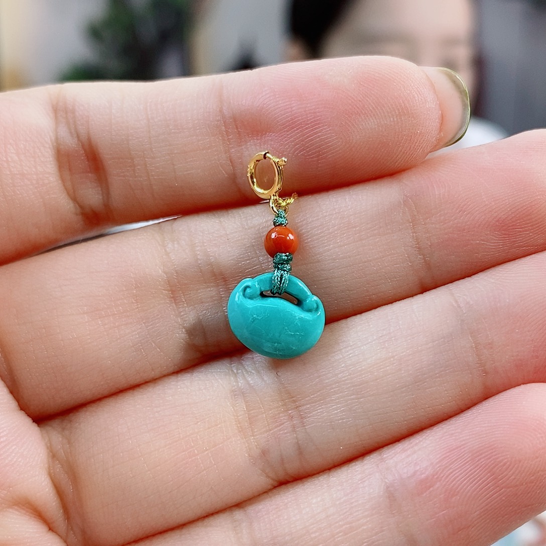 未镶嵌绿松石珠宝奇石