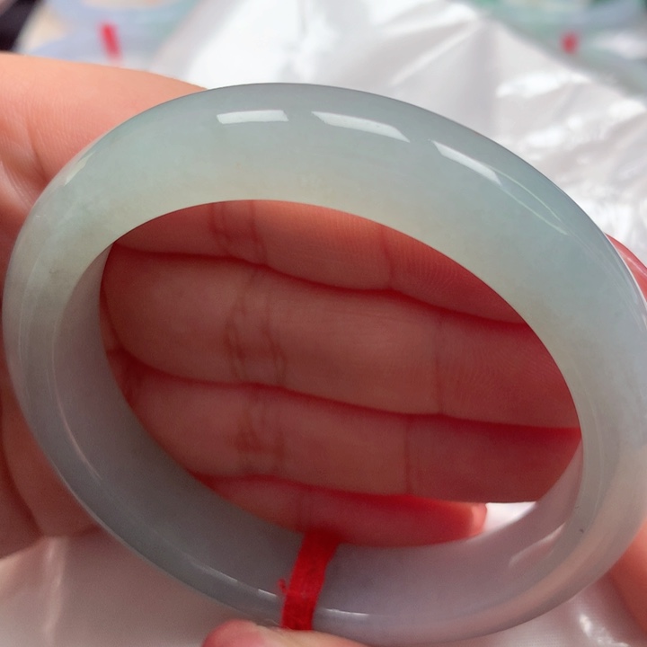 翡翠手镯未镶嵌冰晴绿53