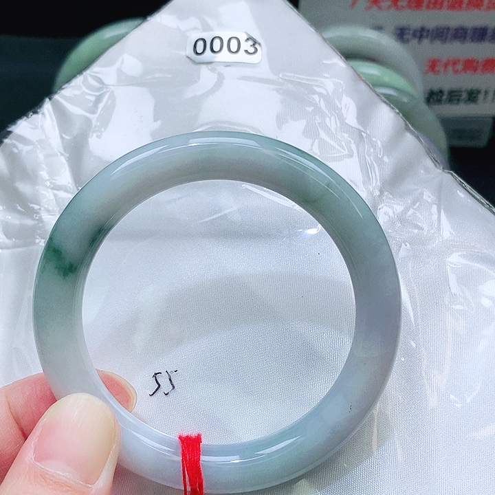 翡翠未镶嵌手镯0003