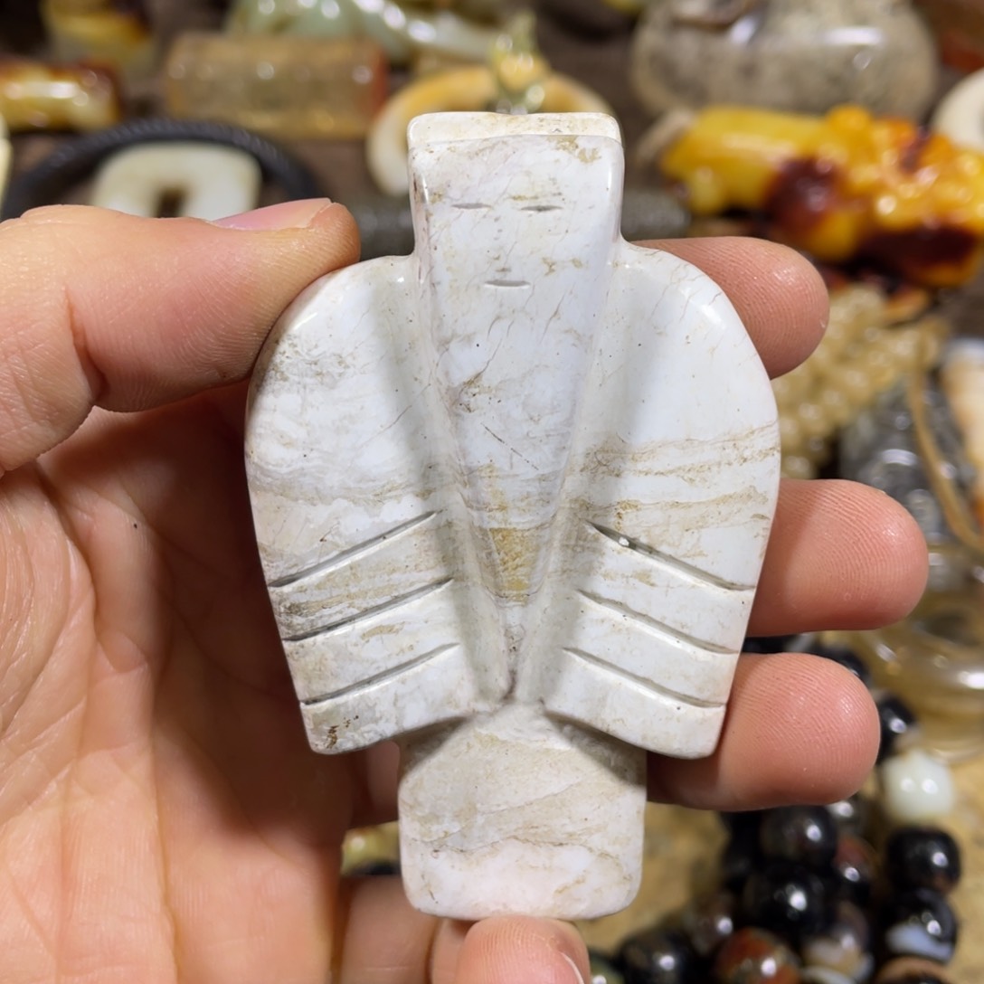 和田玉吊坠(不含链)未镶嵌