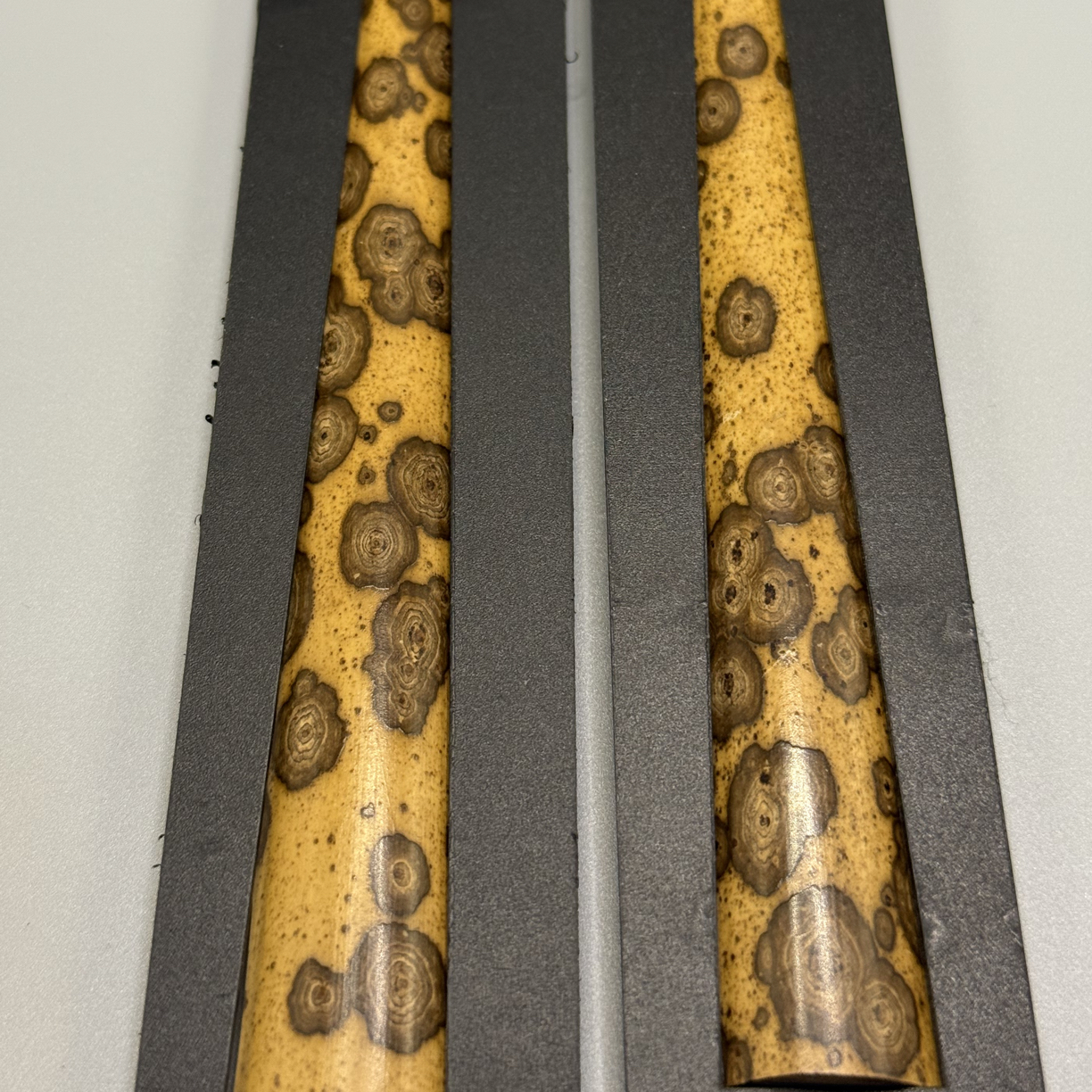 大河江拇指花老梅鹿折扇料 95×2.0不填 扇子界又凸花又大的花 ！！