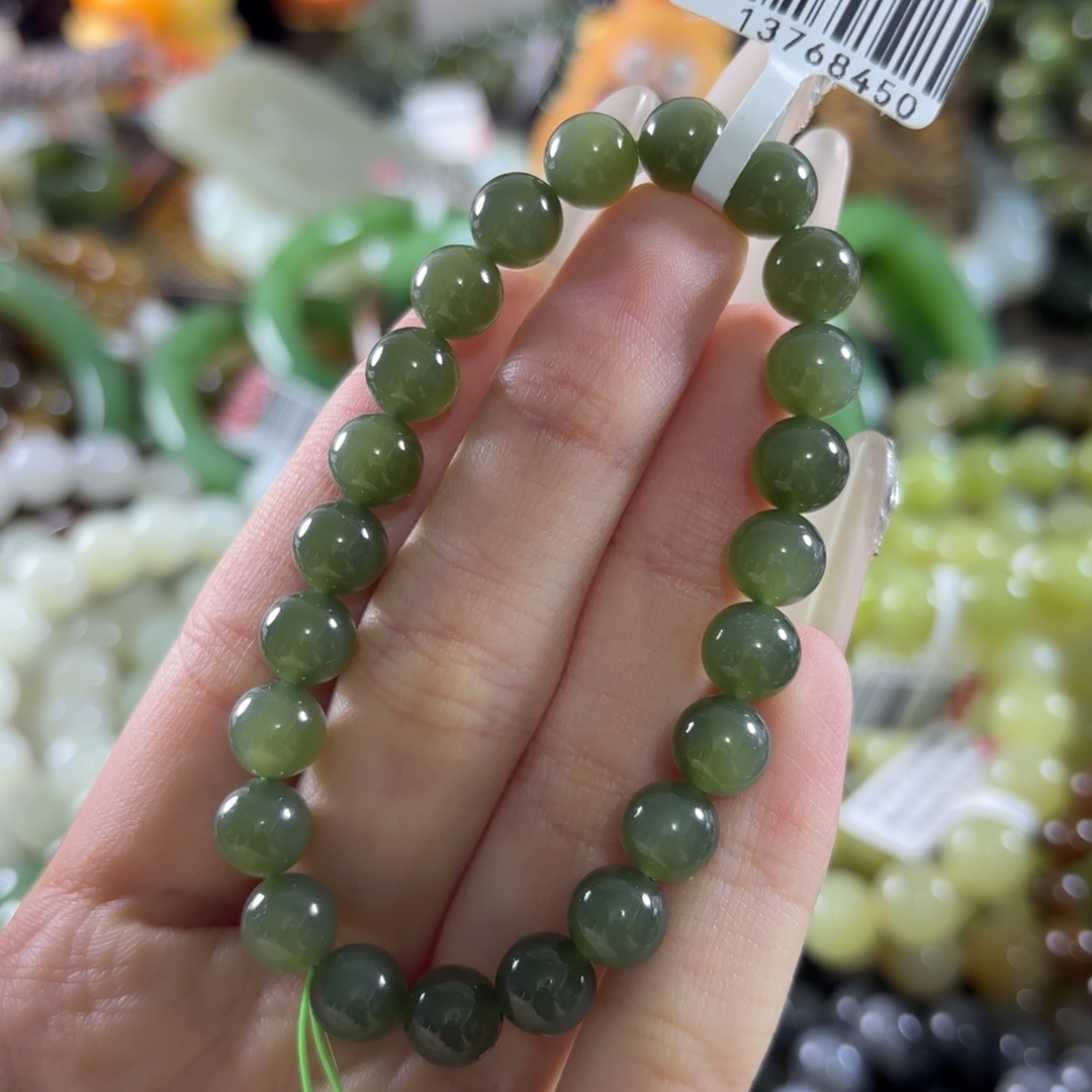 和田玉未镶嵌手链137