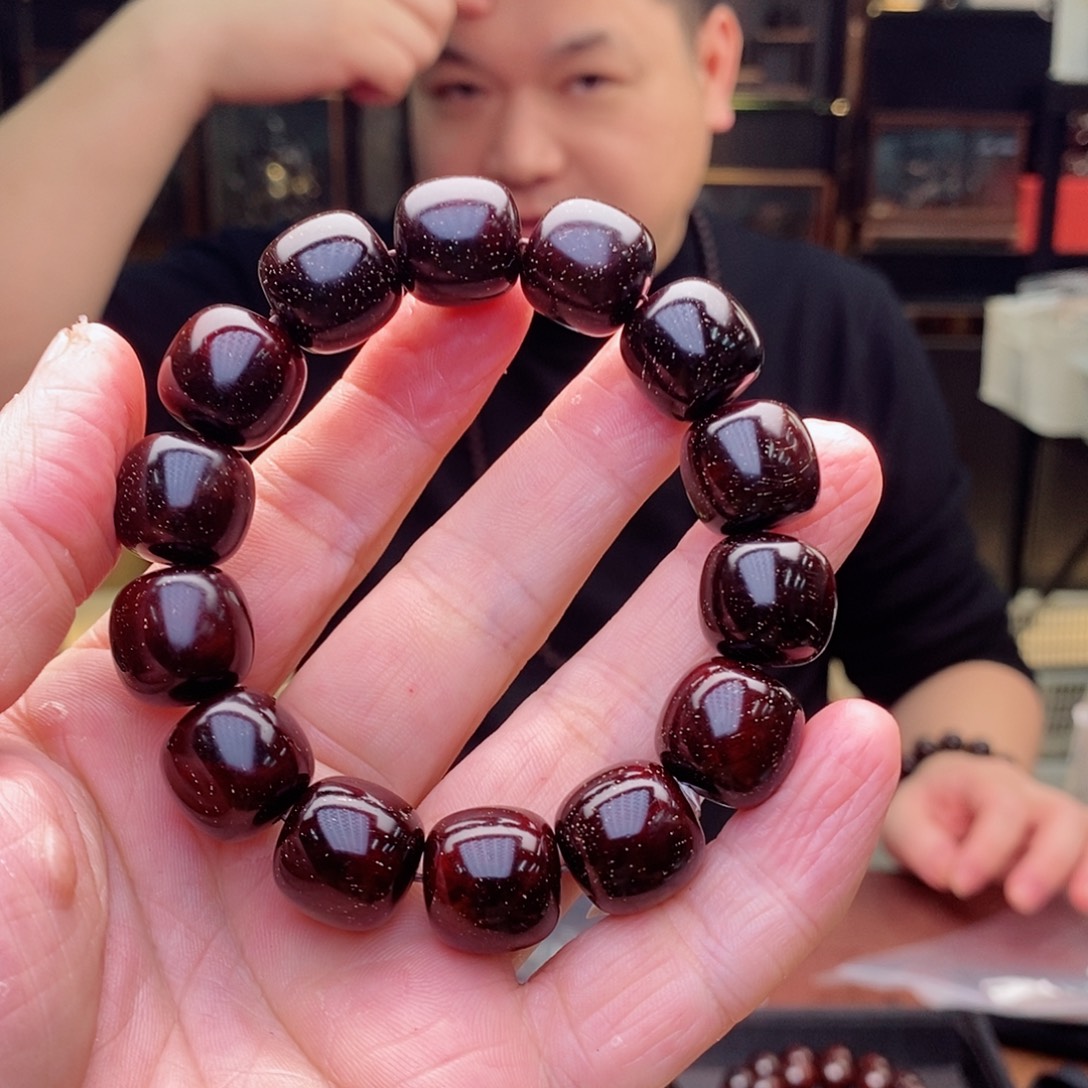 沈***少檀香紫檀（小叶紫檀）手串/手链15