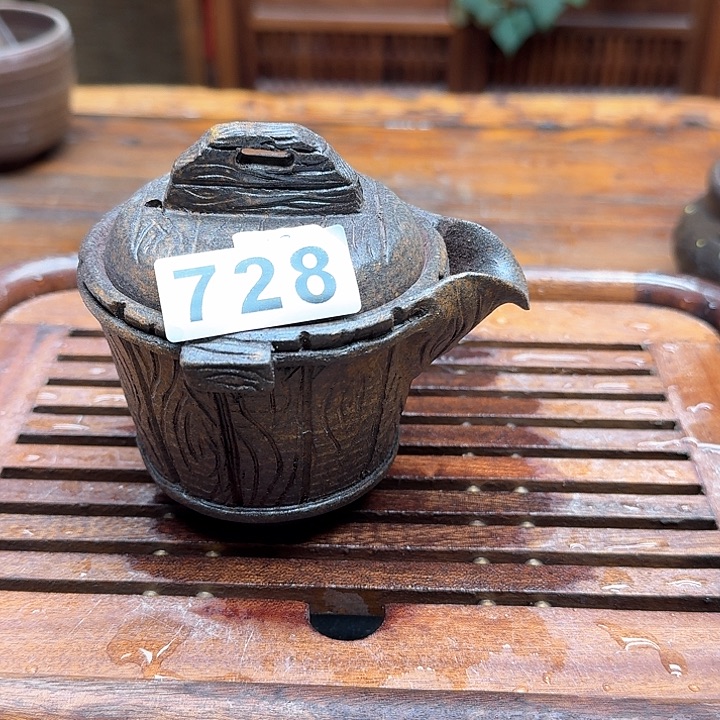 纯手工制作粗陶茶具