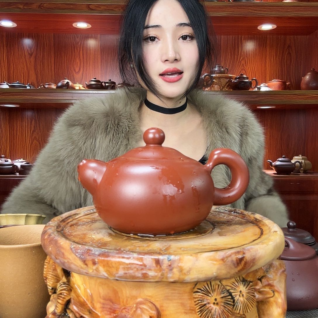 紫砂茶壶一壶李紫砂350c c