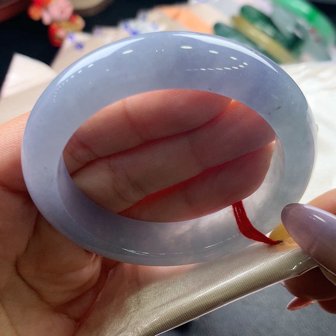 翡翠未镶嵌手镯52.3正