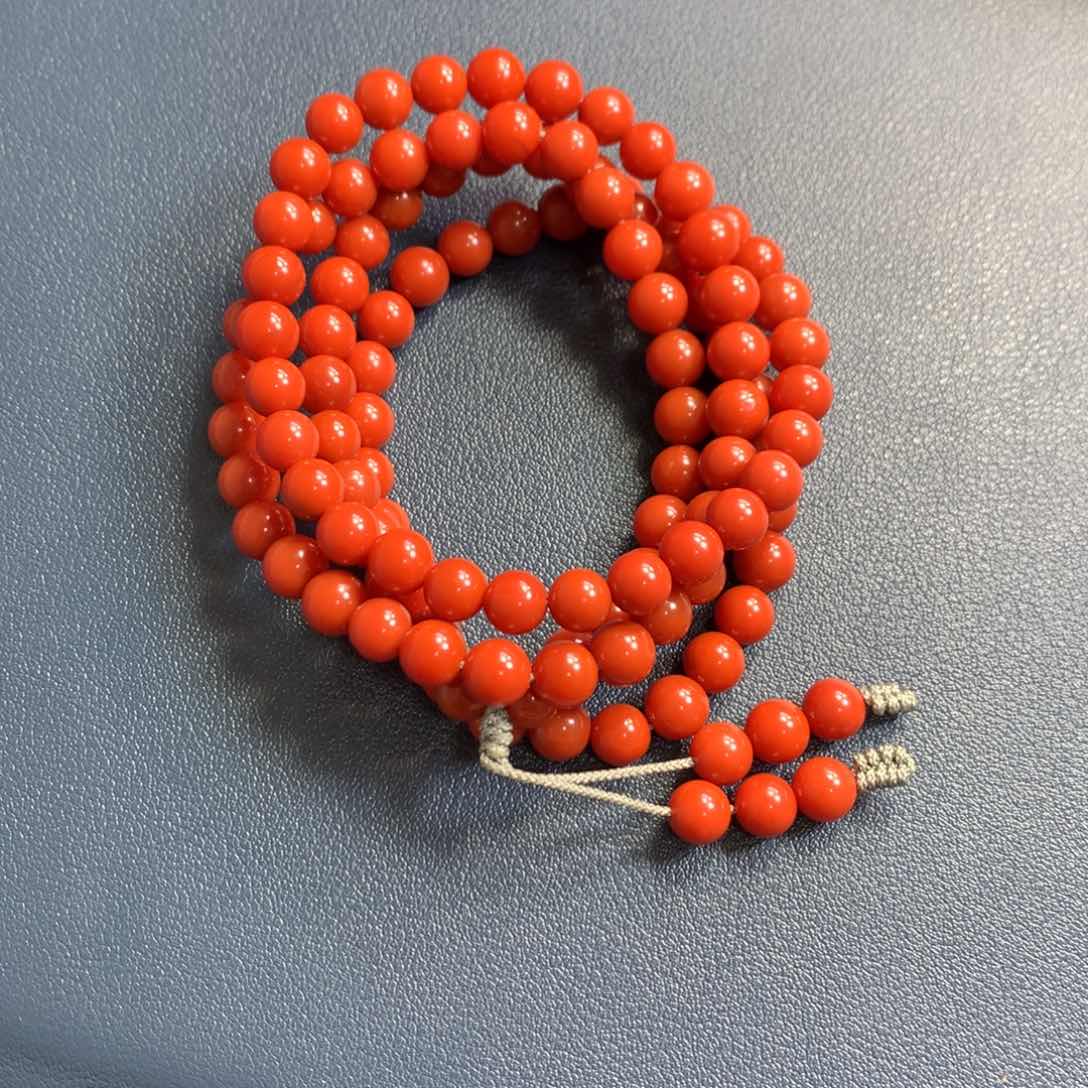 南红玛瑙7➕108圈未镶嵌F****娜