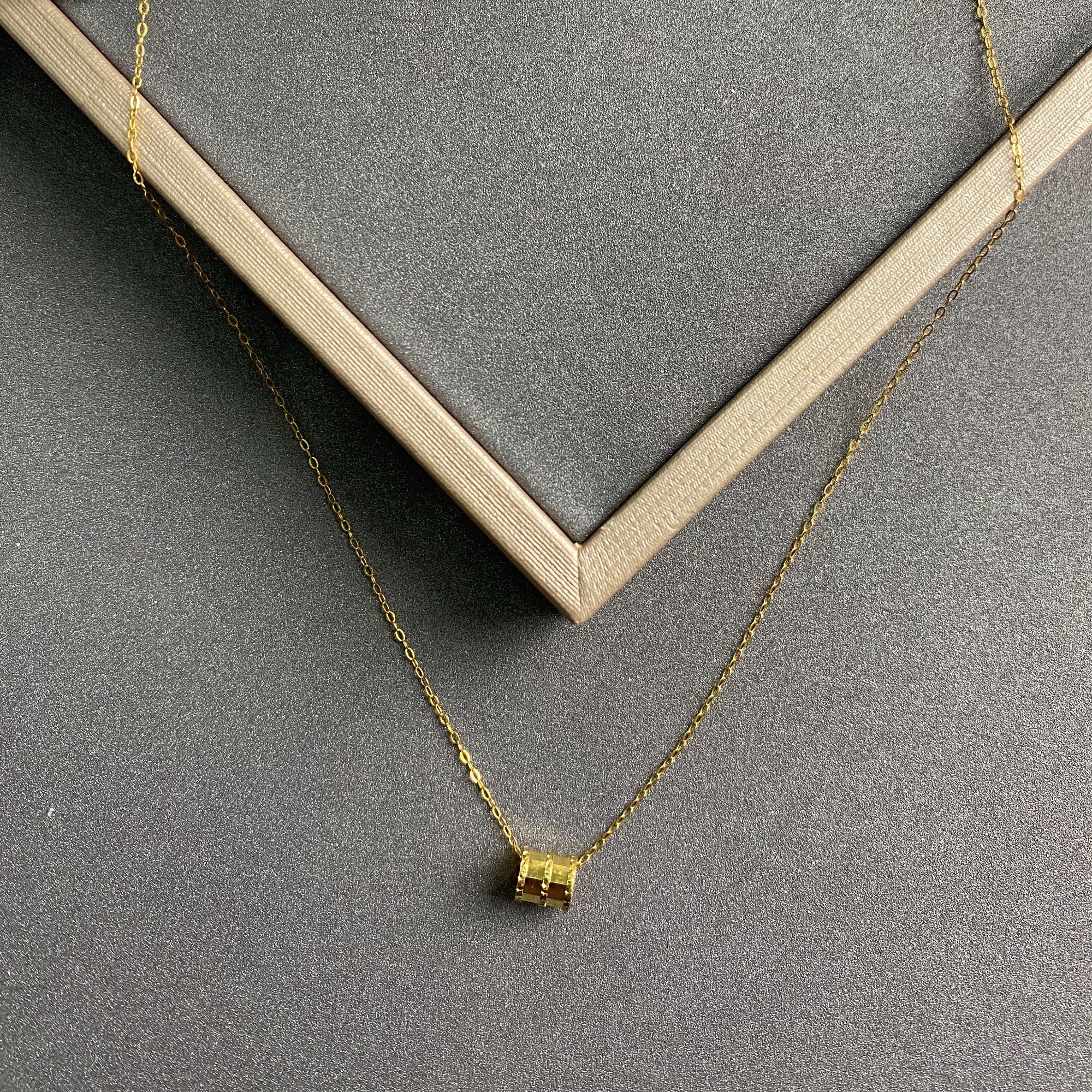 坠链均925银 小蛮腰小众时尚礼物简约女