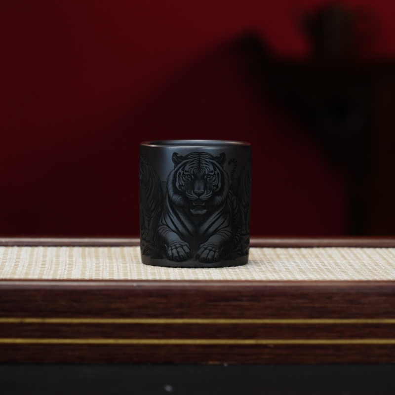 11[五虎杯]石黄泥手工紫砂杯