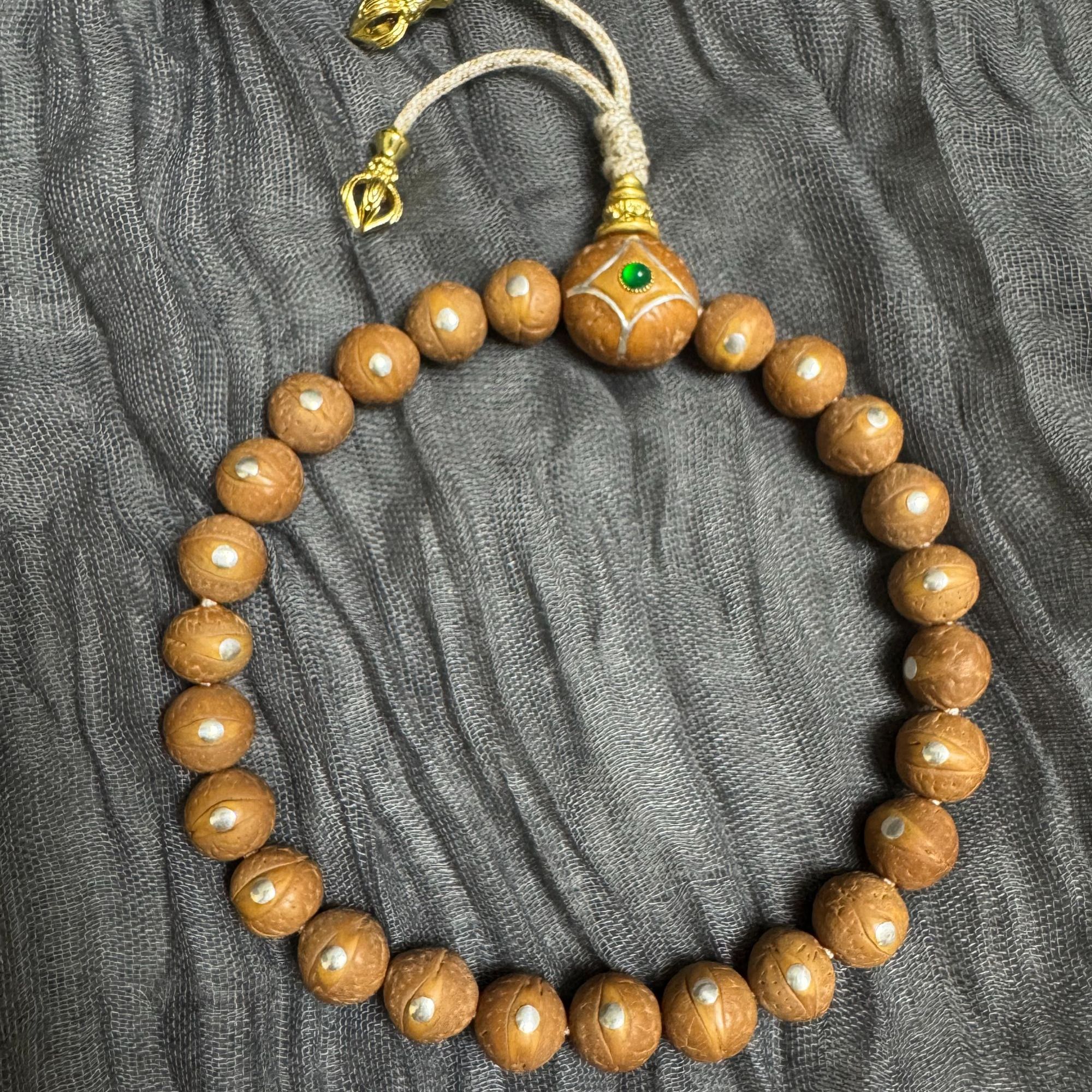 11mm尼泊尔凤眼 25年新籽 925纯 麒麟眼三通