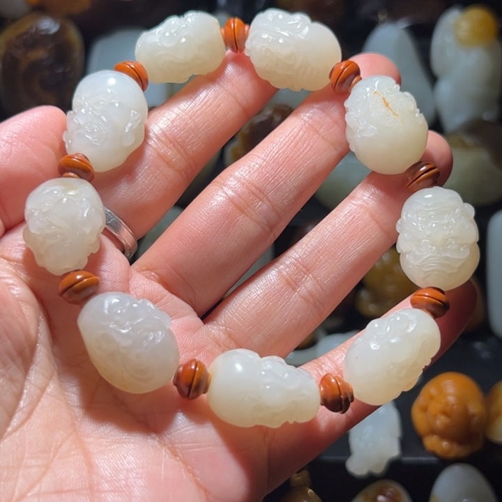 和田玉未镶嵌吊坠(不含链)