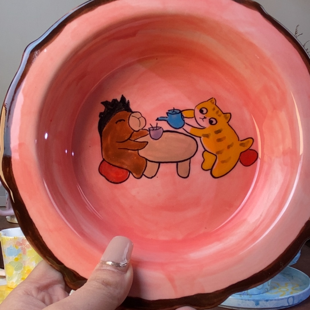 杯景德镇手绘水杯