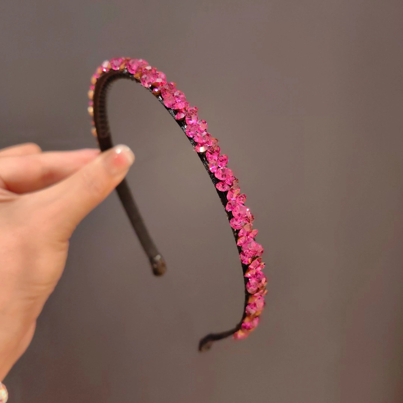 韩版施家钻立钻发箍高级头箍亮晶晶时尚发卡发饰百搭轻奢发饰头饰