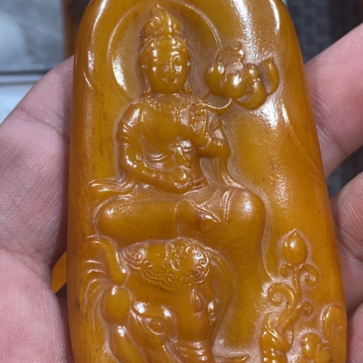 滴血莲花菩提吊坠