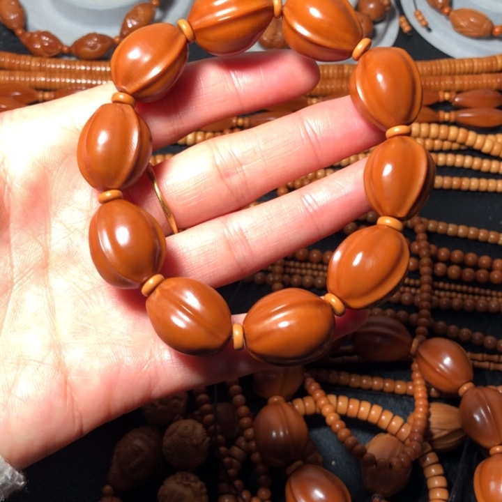 橄榄核手串/手链鲨鱼背手串