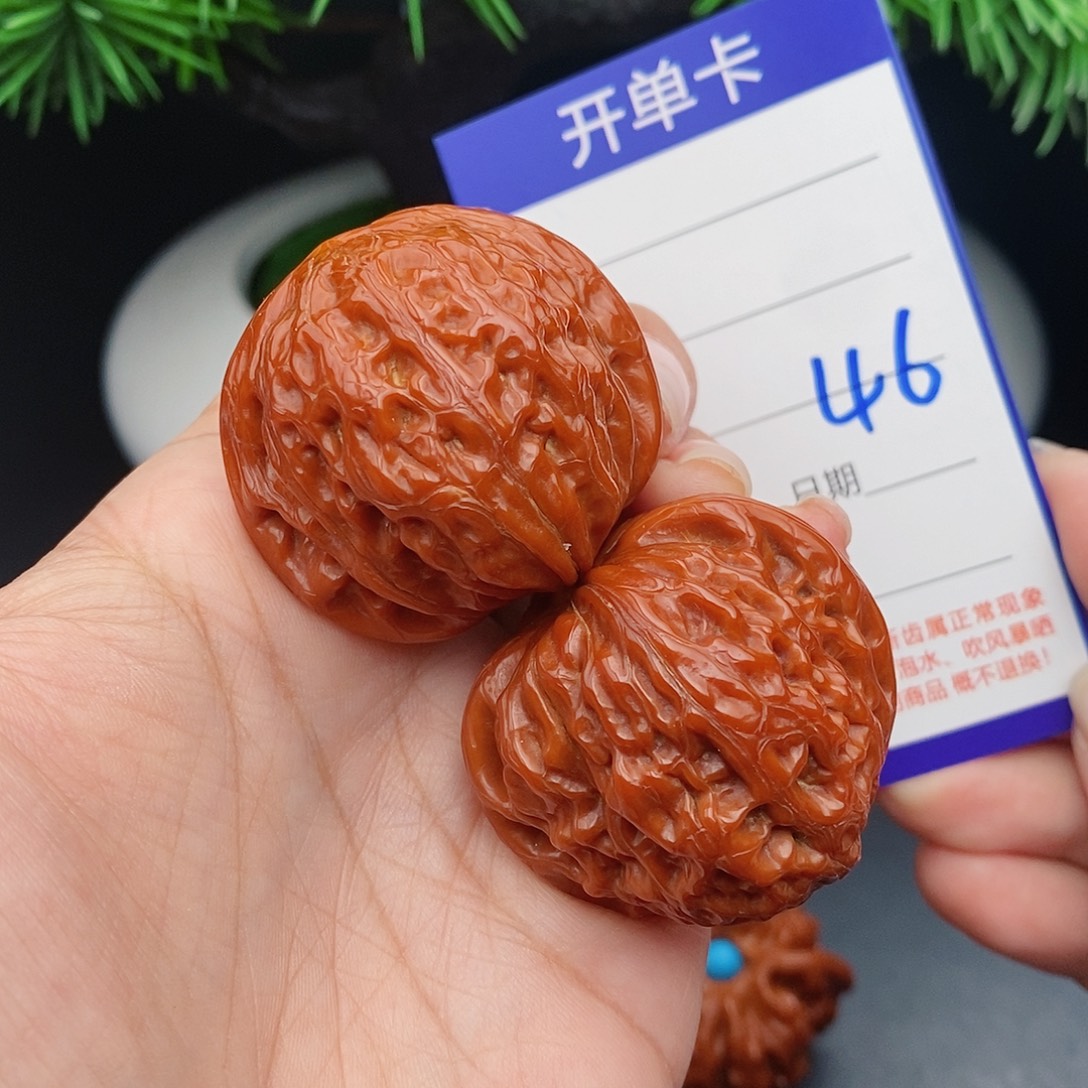 彬***彬文玩核桃把件40铁锤46