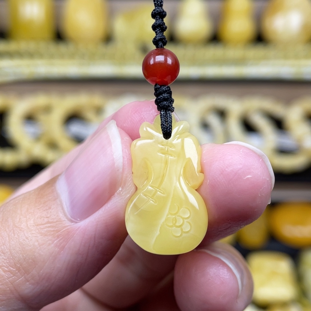 琥珀裸石未镶嵌琥珀蜜蜡