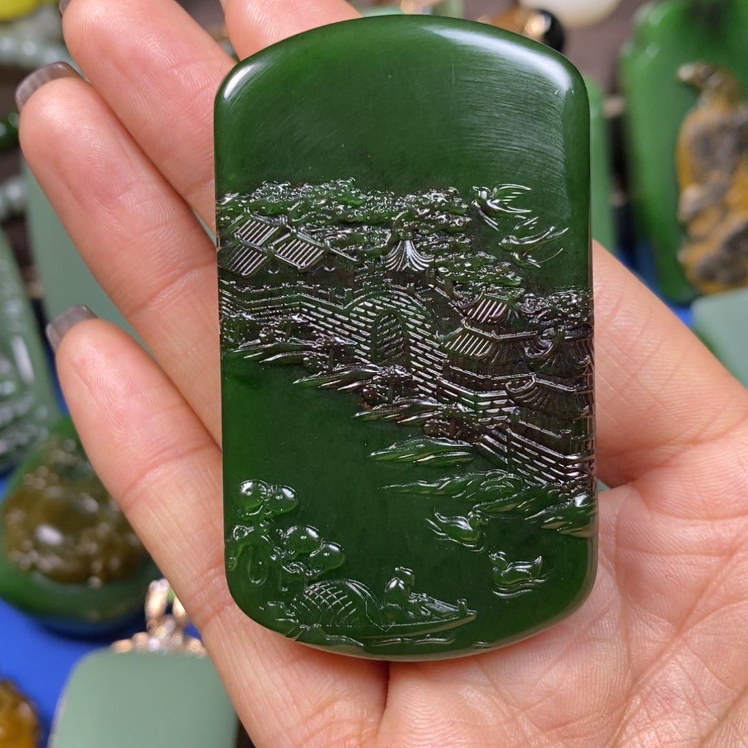 和田玉挂件未镶嵌