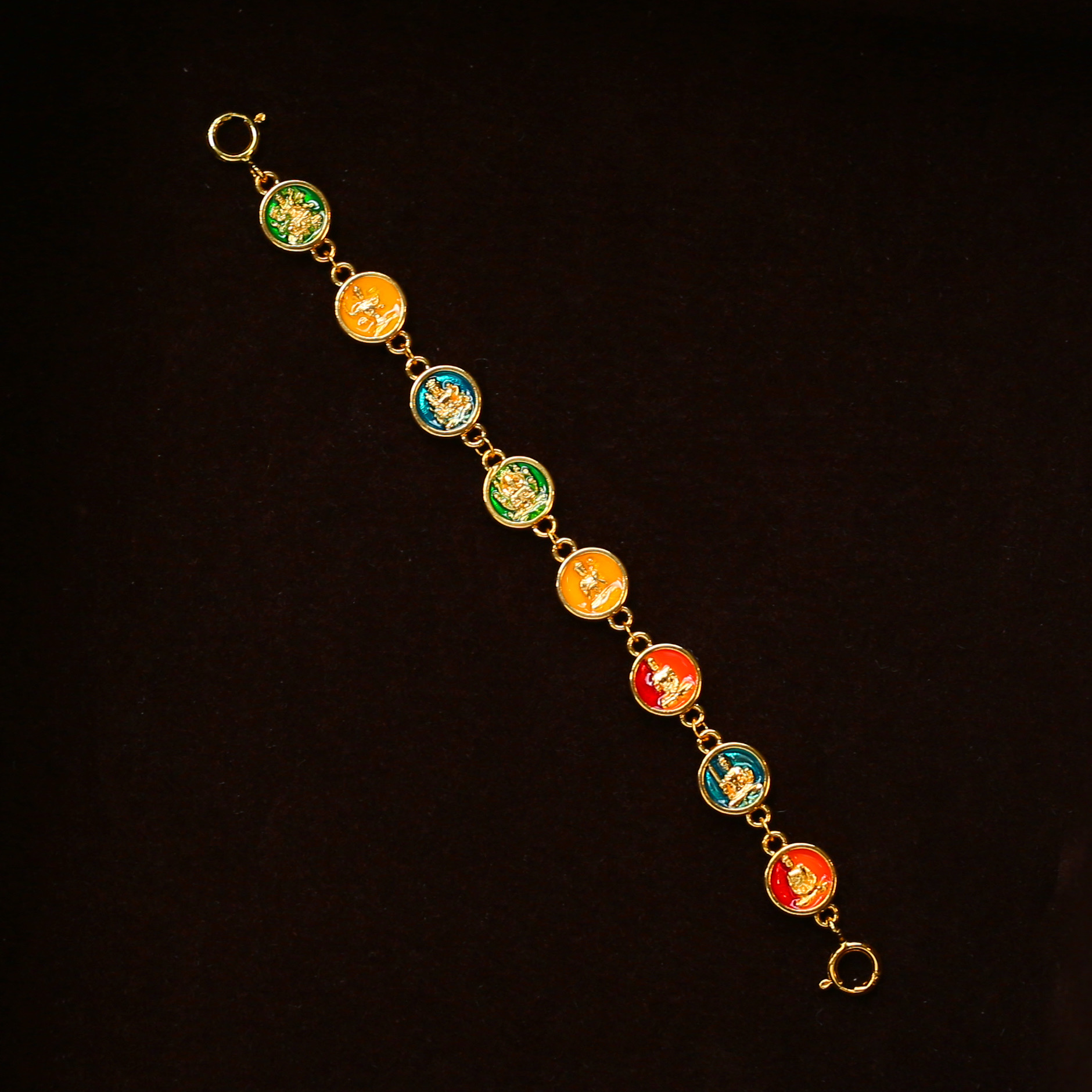 【巧儿专属】18k金八大守护延长链配件 8.5cm 轻奢时尚百搭