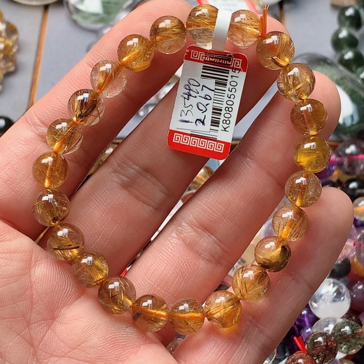 水晶手串未镶嵌天然