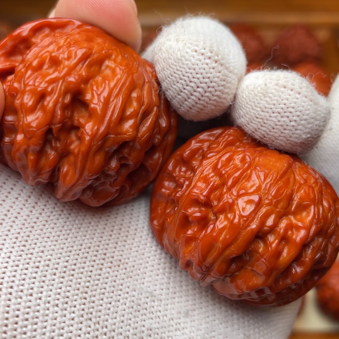 文玩核桃把件磨盘40