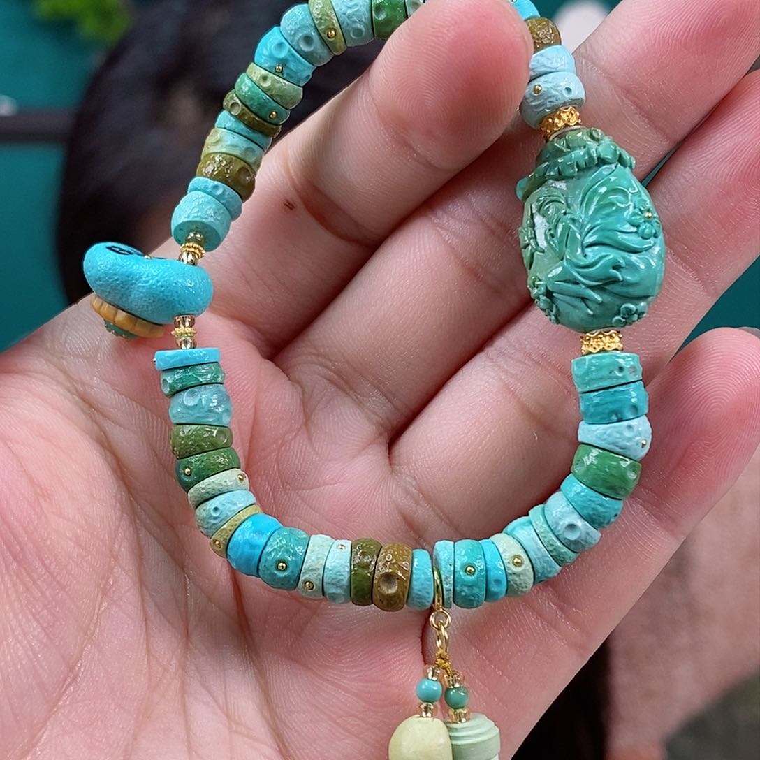 绿松石珠宝奇石未镶嵌