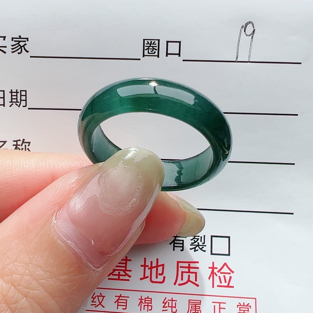 【闪购商品】翡翠戒指未镶嵌常*戒指翡翠