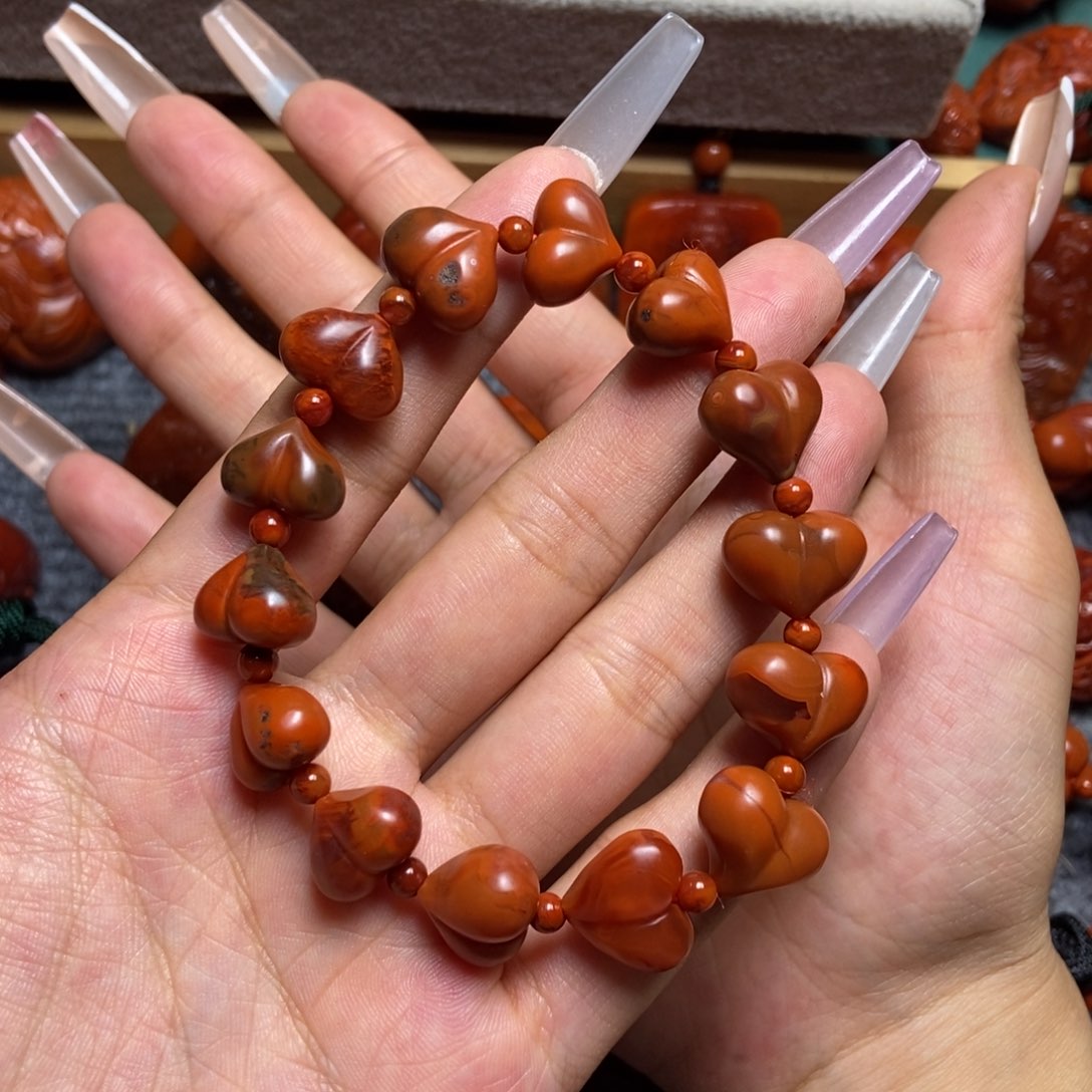 手串未镶嵌南红玛瑙