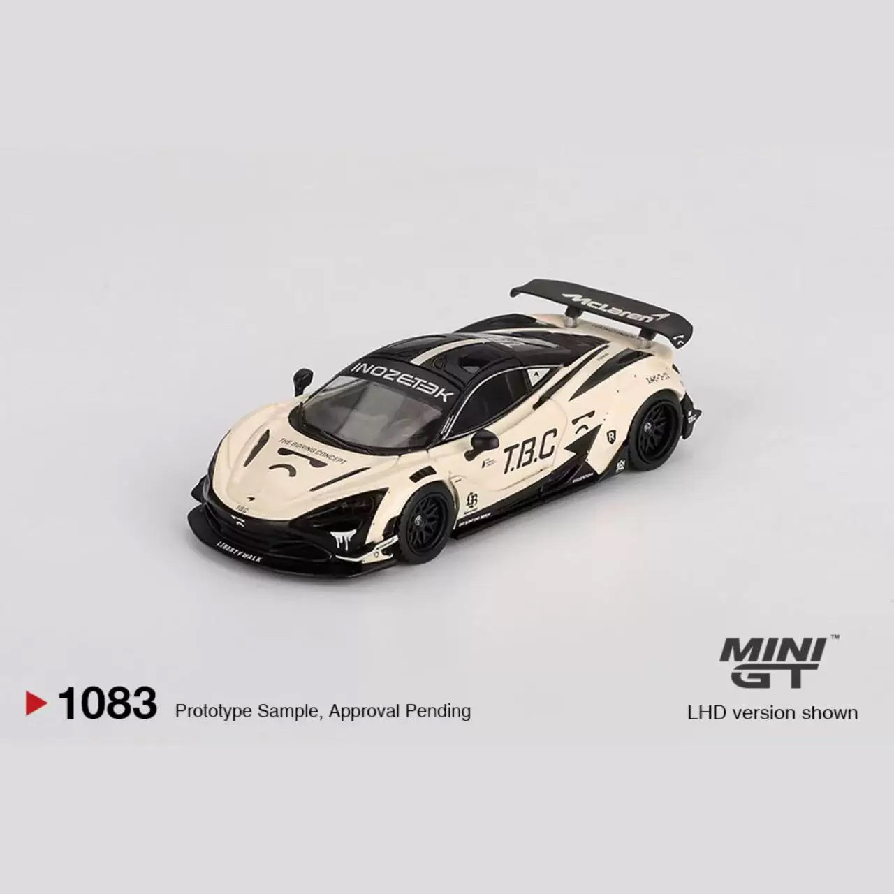 预售 MINIGT 1:64 迈凯伦720S TBC 1083号 合金汽车模型