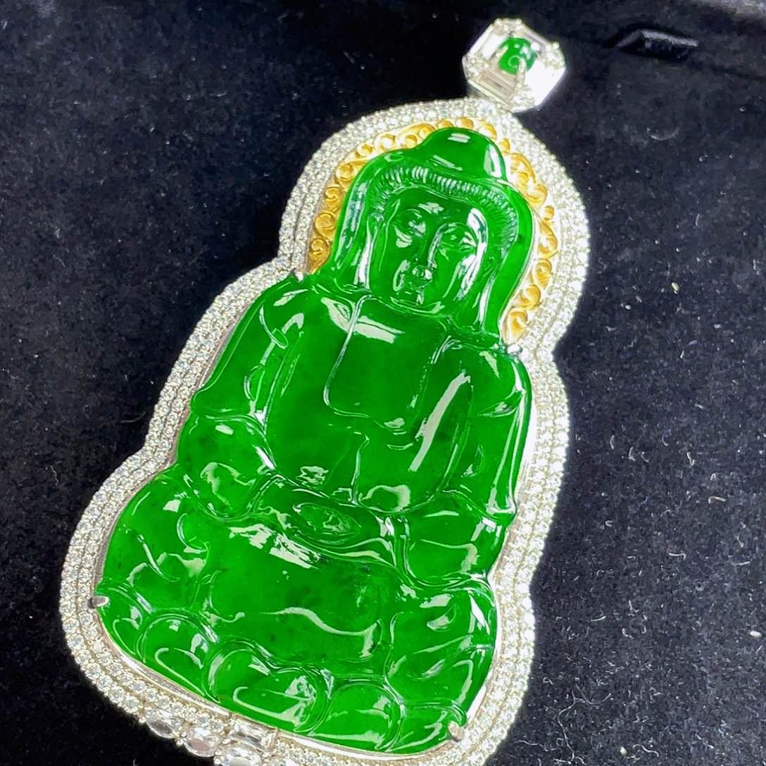 翡翠吊坠(不含链)未镶嵌