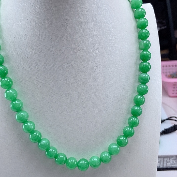翡翠颈饰未镶嵌项链