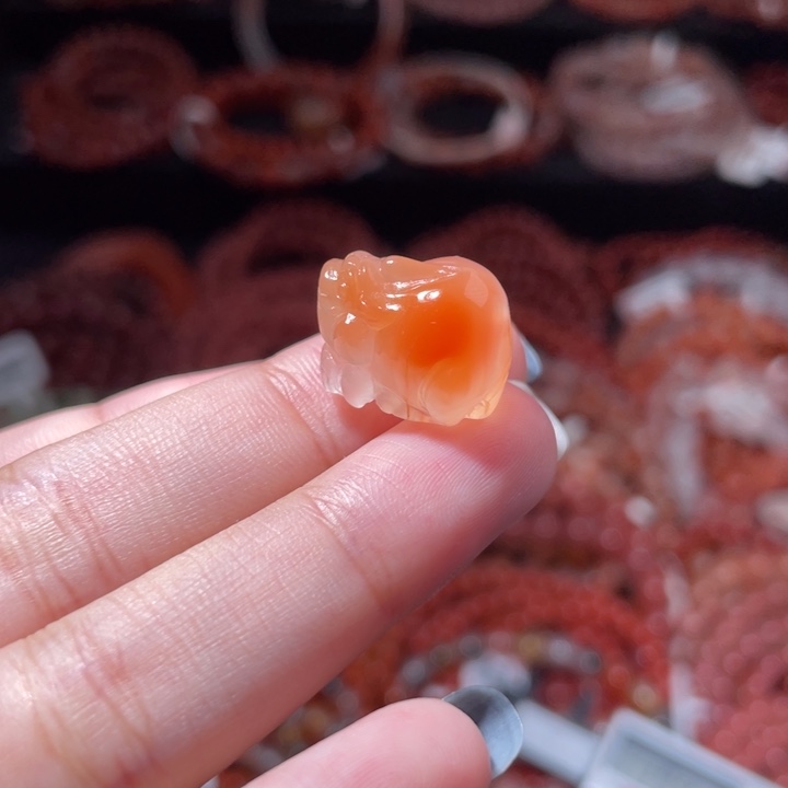南红玛瑙未镶嵌貔貅2118