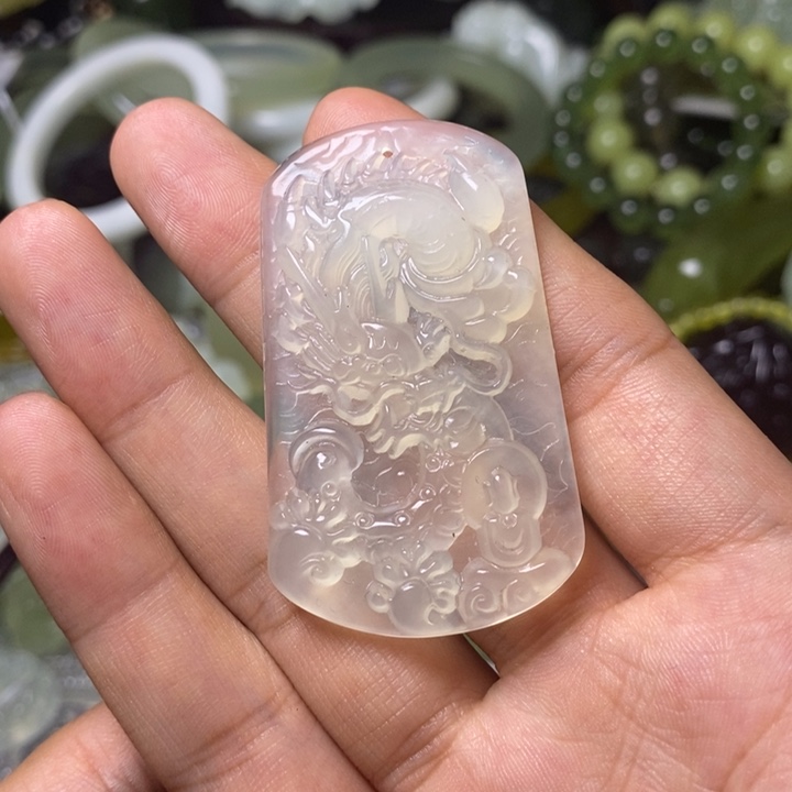 岫玉岫玉颈饰未镶嵌