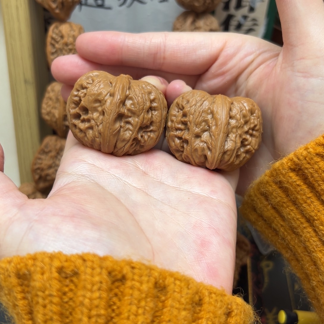 把件文玩核桃41平谷元宝