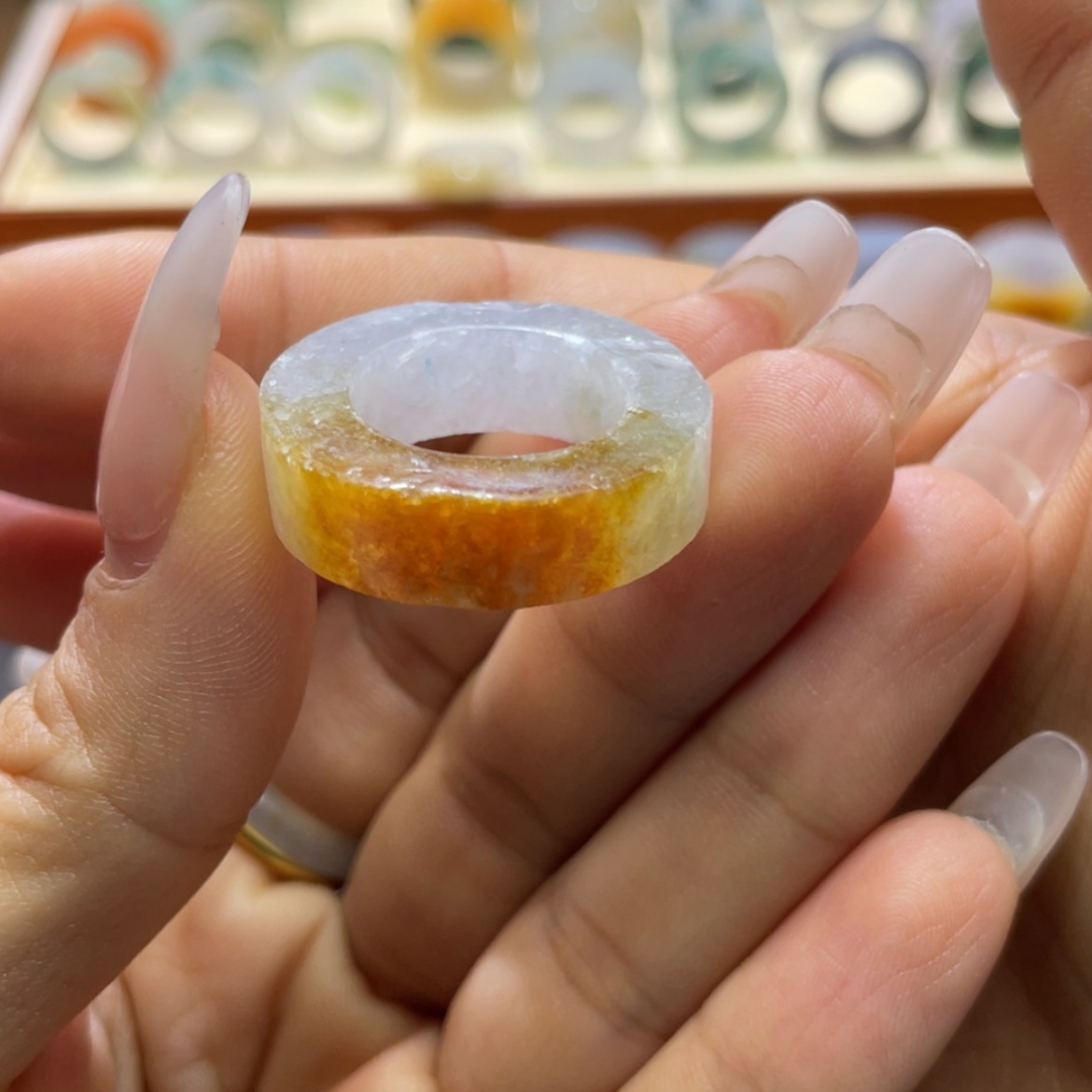 【闪购商品】定制翡翠未镶嵌么****＾天然翡翠