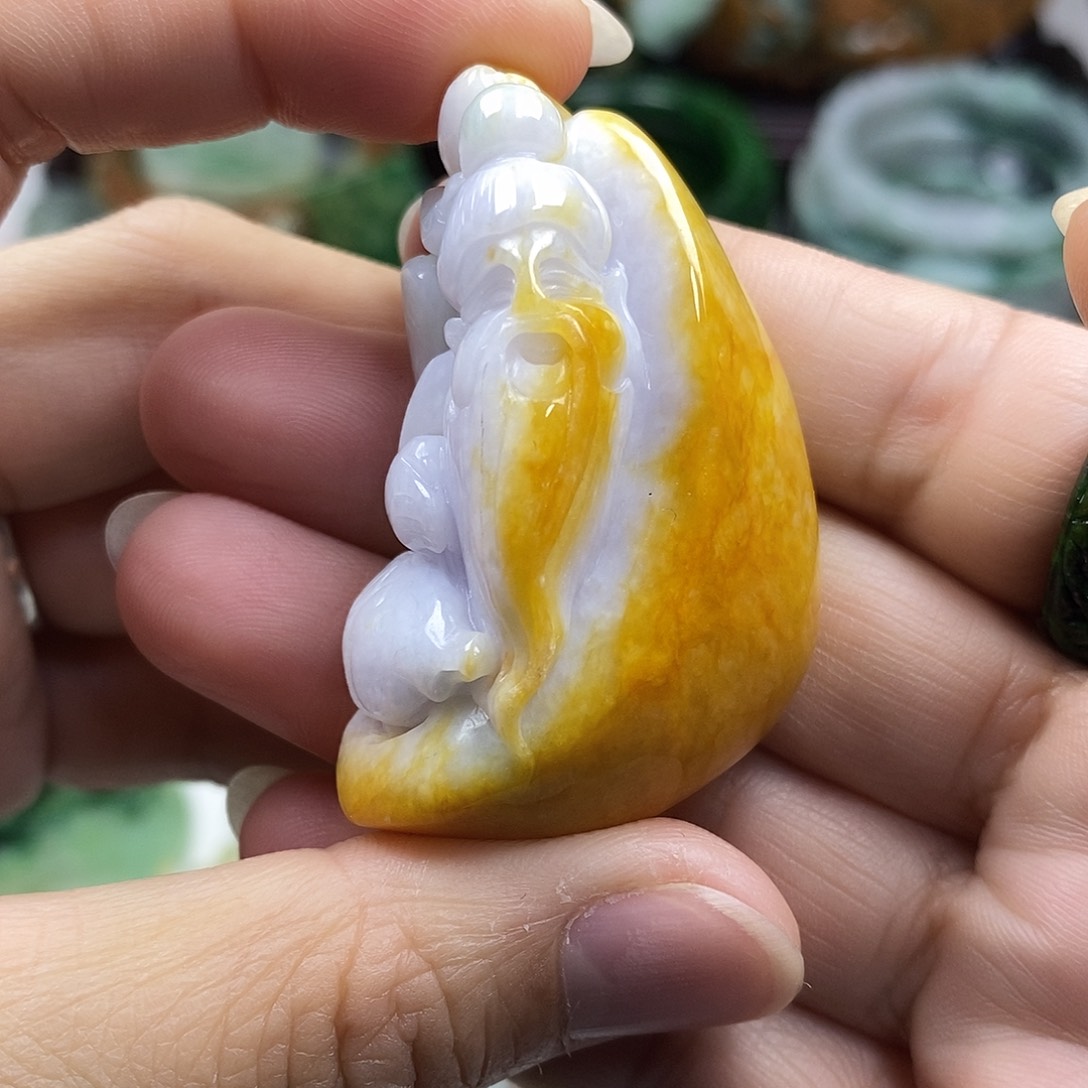 颈饰未镶嵌翡翠牌子