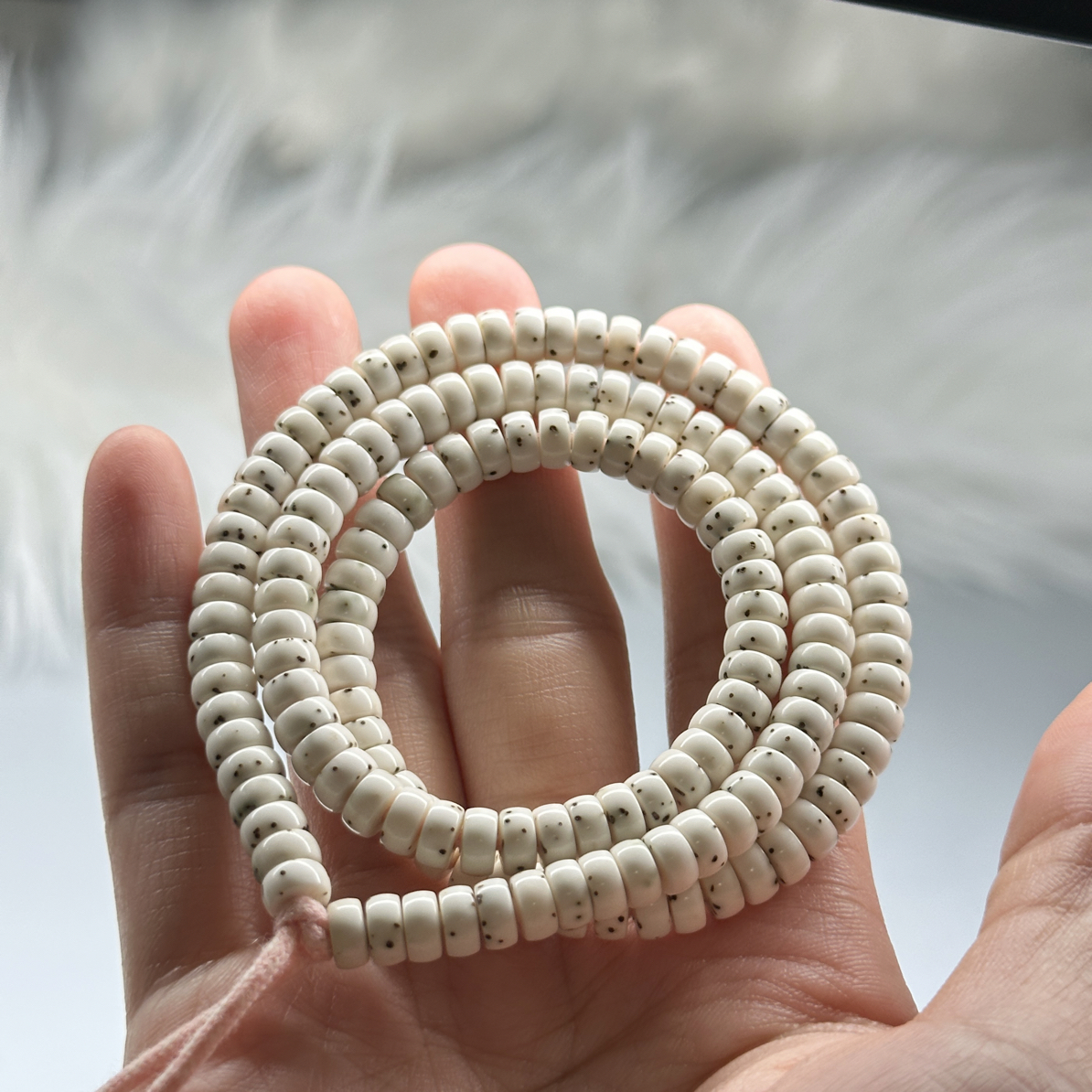 星月菩提3×6药片骨瓷白数星星（150颗）