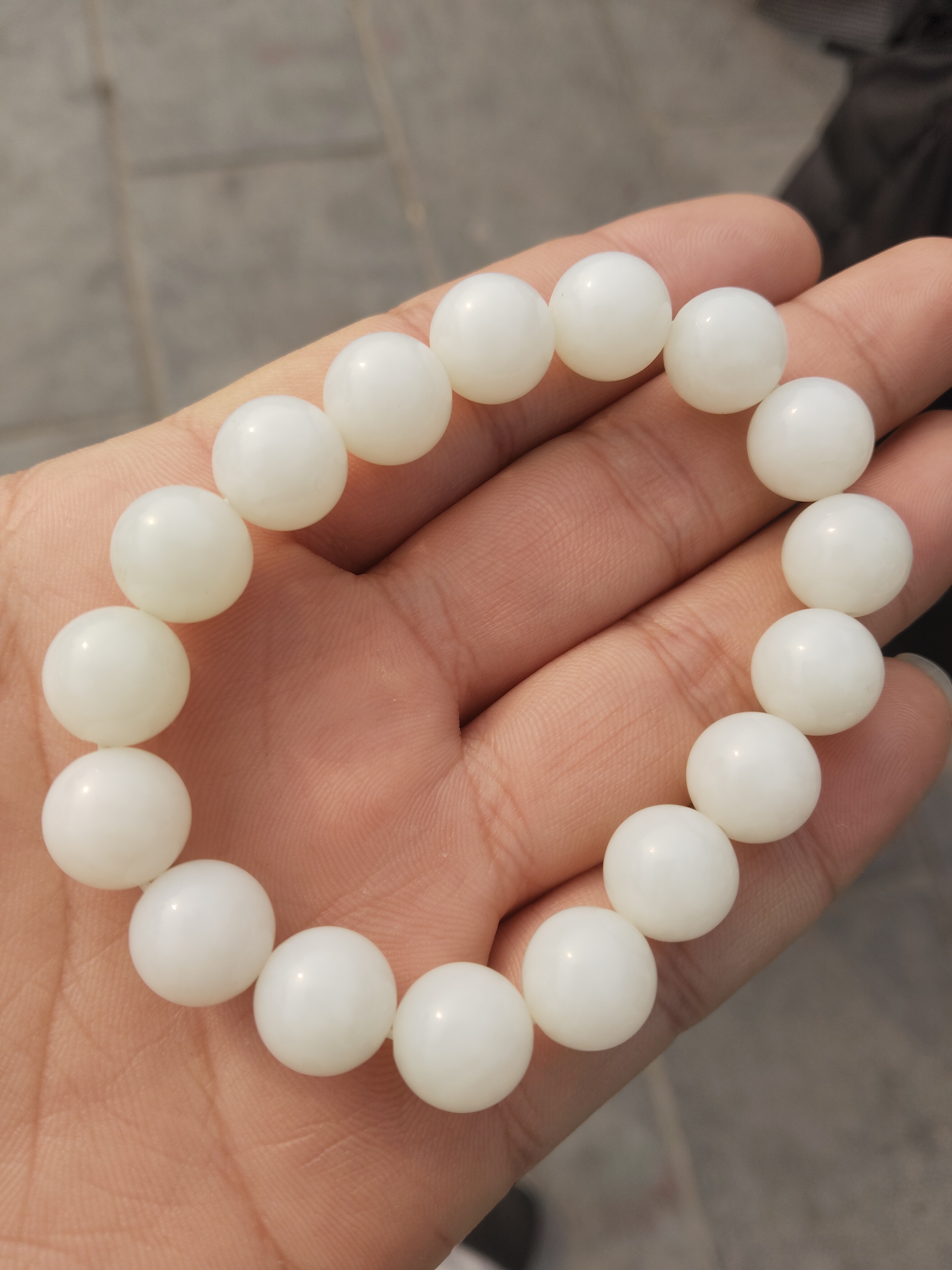 高端和田玉未镶嵌手串