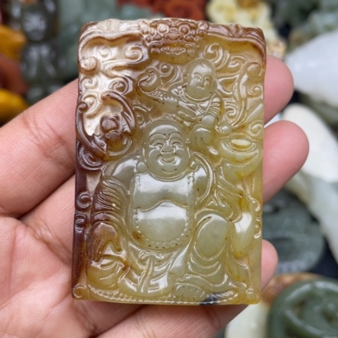 岫岩老玉（透闪石质玉）颈饰未镶嵌101