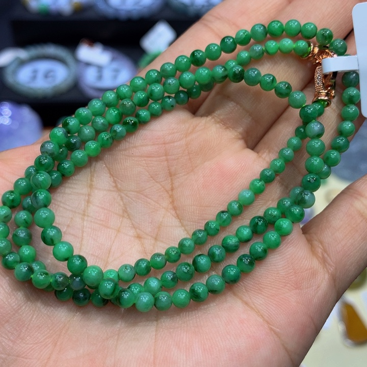 翡翠手链未镶嵌翡翠3.5-4