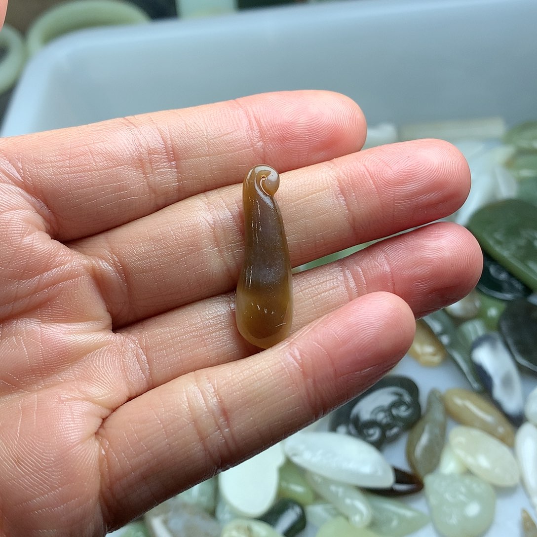 和田玉把件未镶嵌