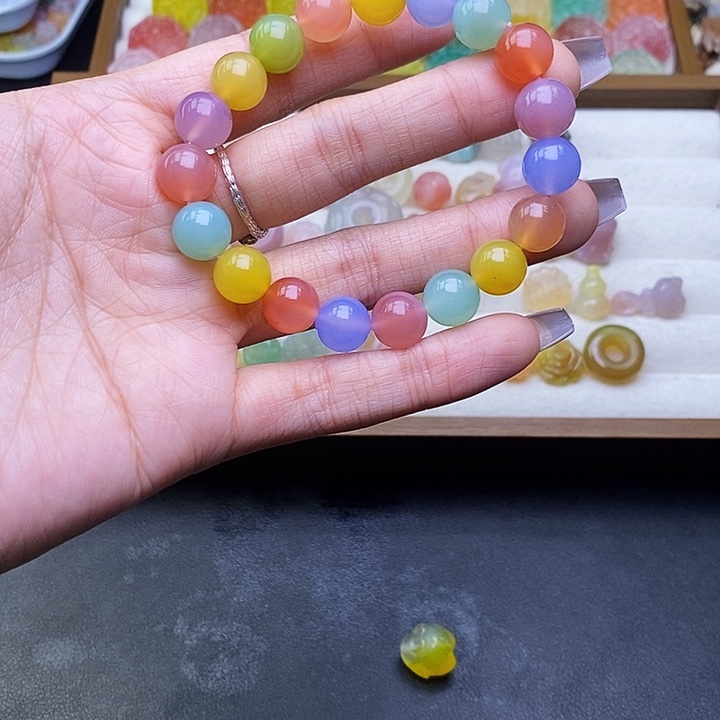 玛瑙/玉髓合金车挂