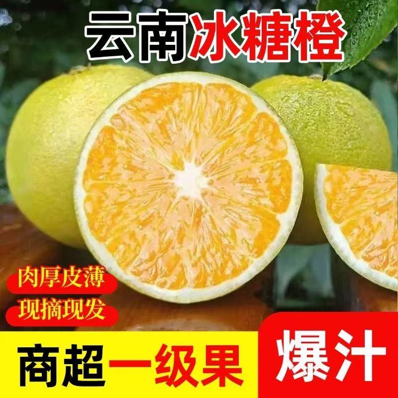 （头茬）[产地特惠] 云南秘境哀牢山冰糖橙青皮头茬现摘现发T